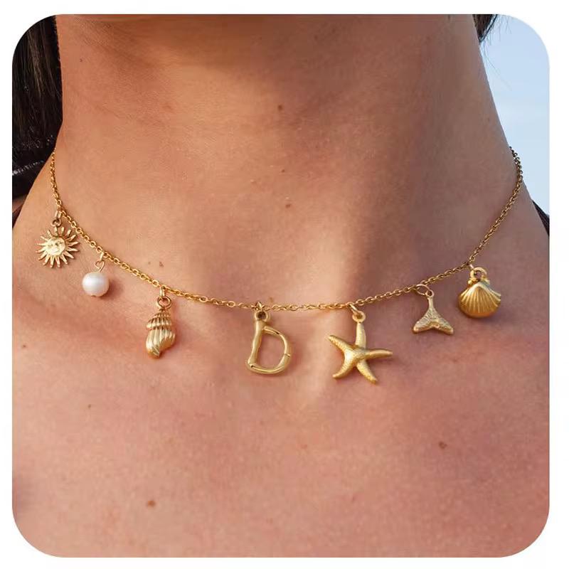 Hannah’s charm necklace