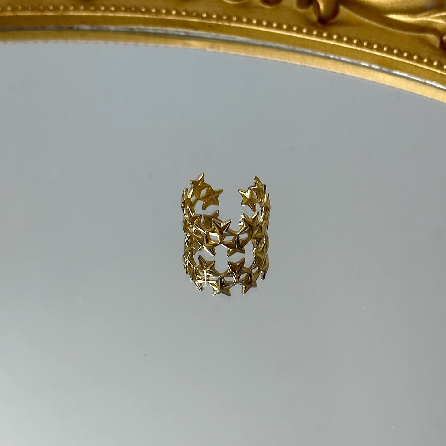 Stars gold adjustable ring