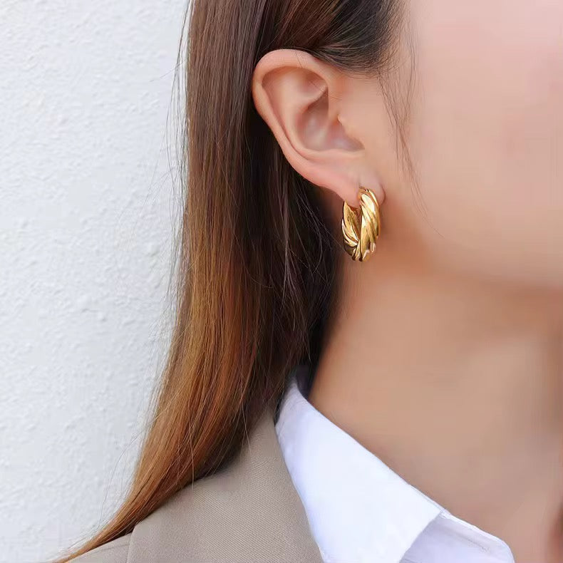 Celine Gold Hoops