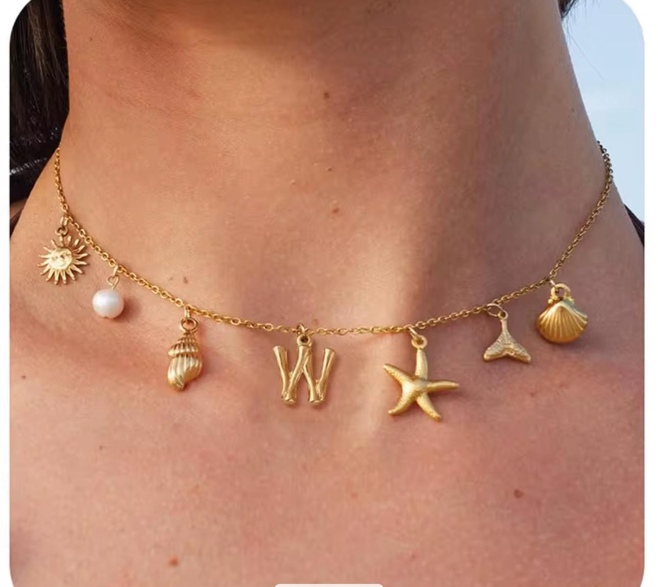 Hannah’s charm necklace