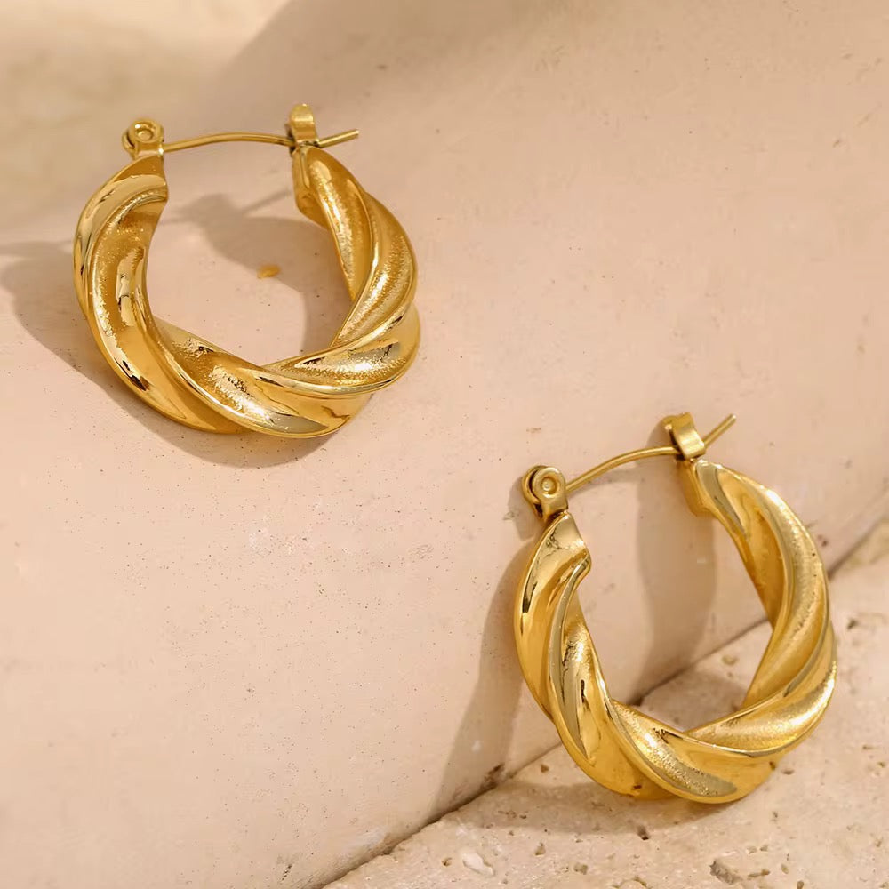 Celine Gold Hoops