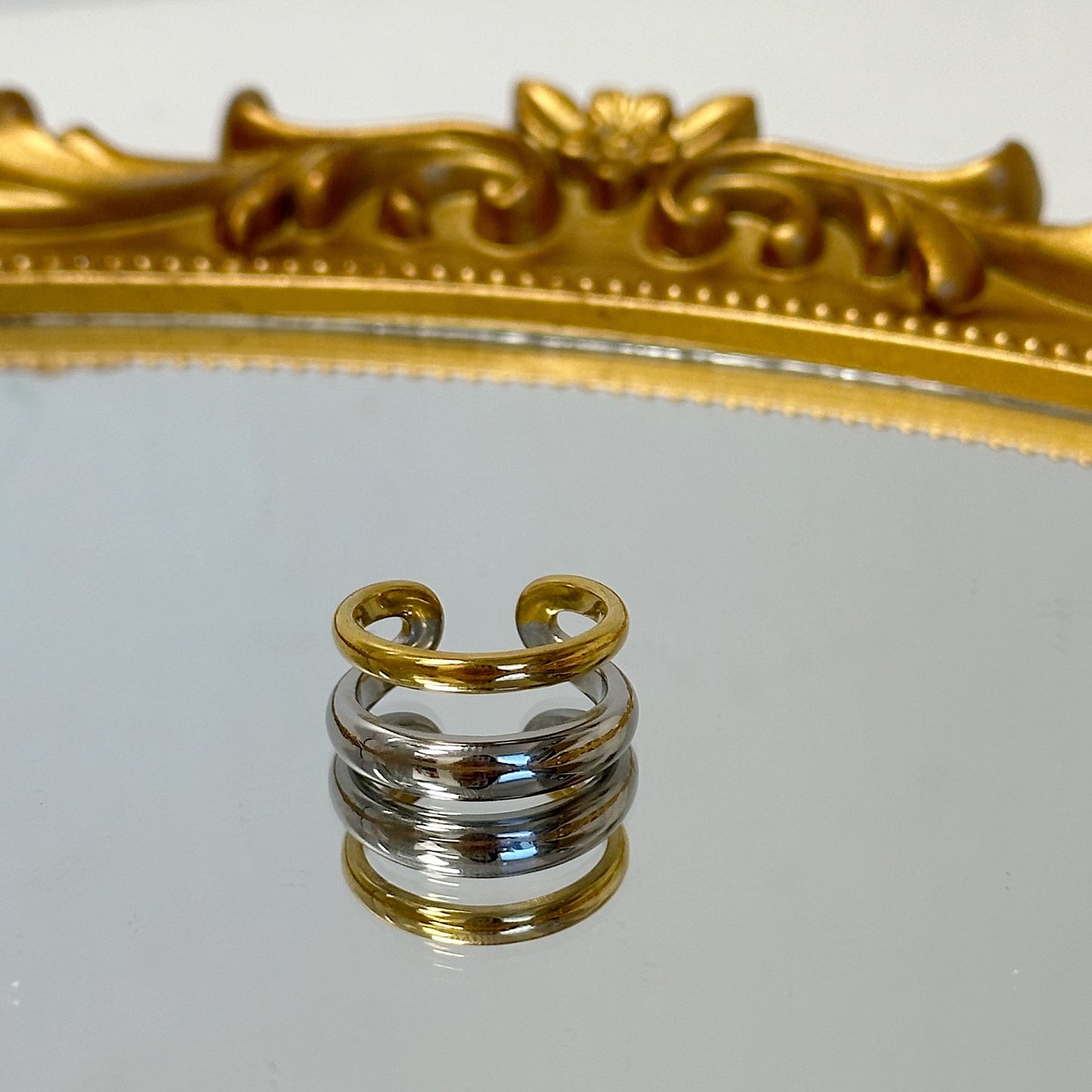 Isabella Two tone ring