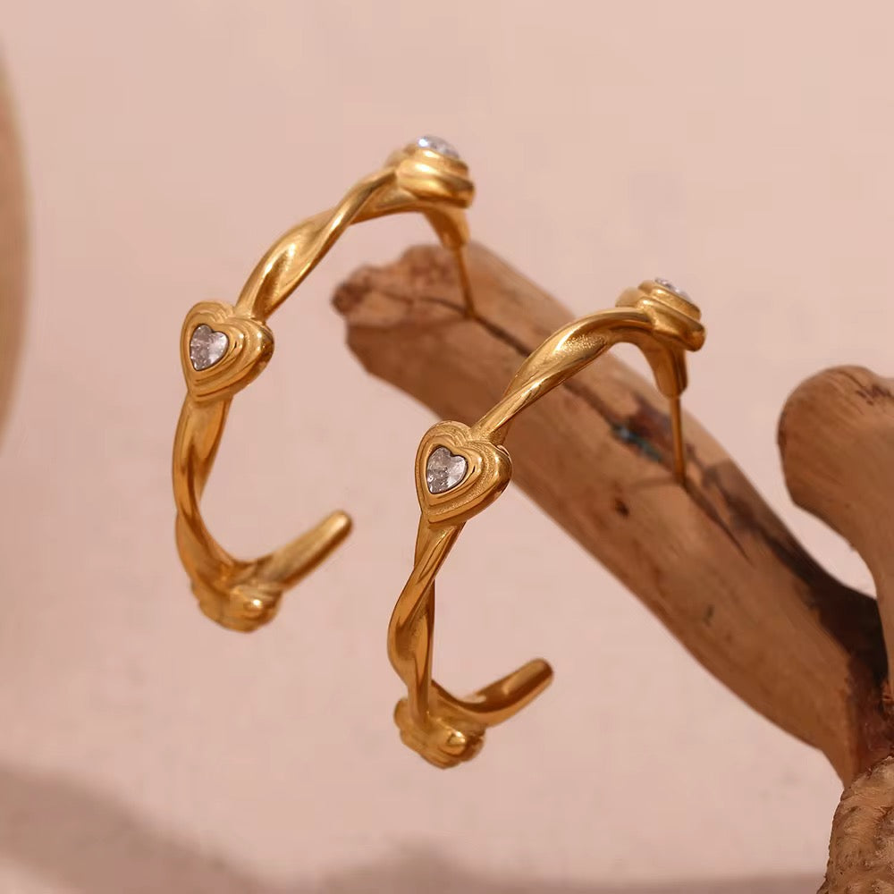 Malaga Gold Hoops