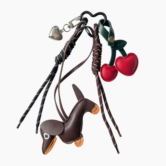 Winnie Dog Bag charm