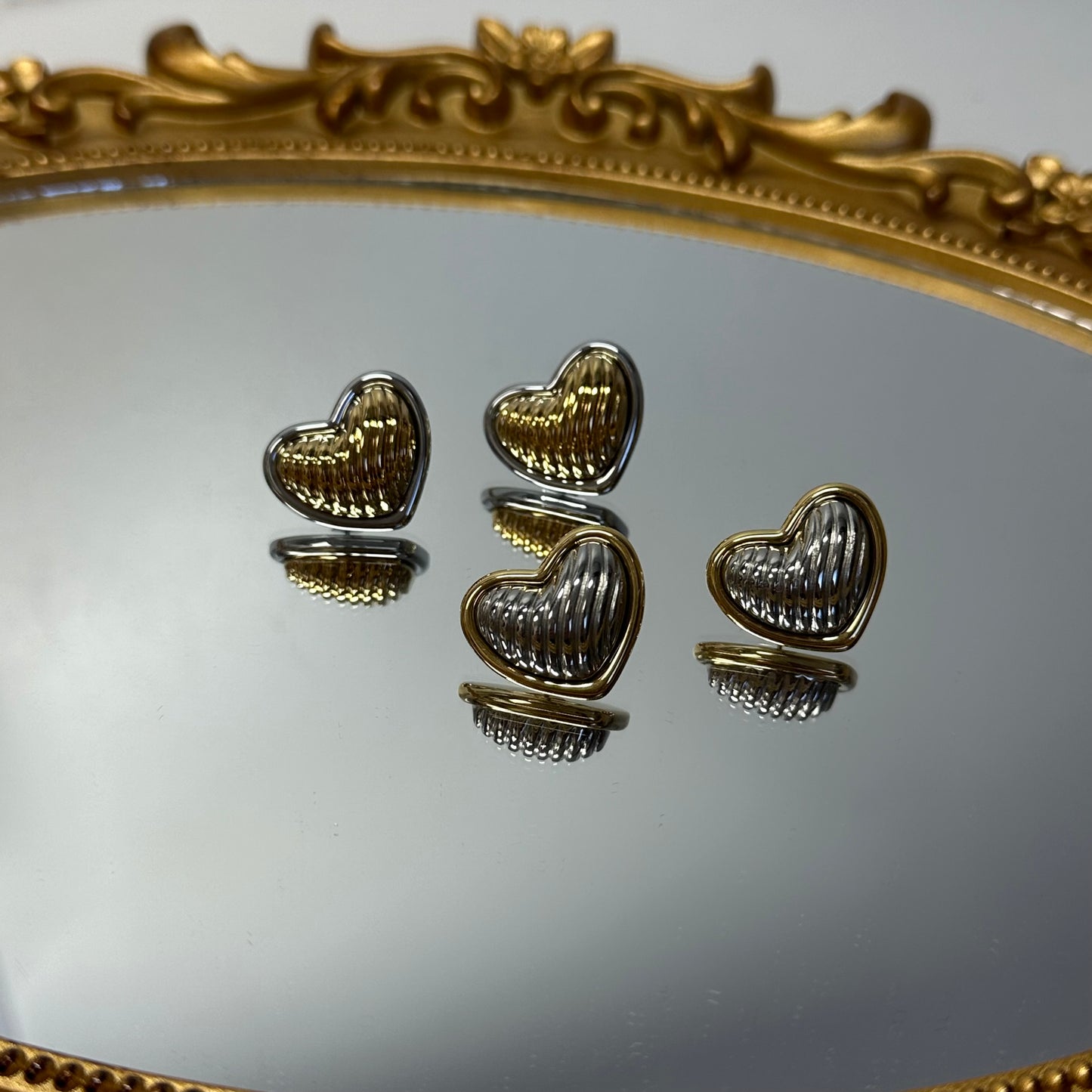 Diana heart earrings
