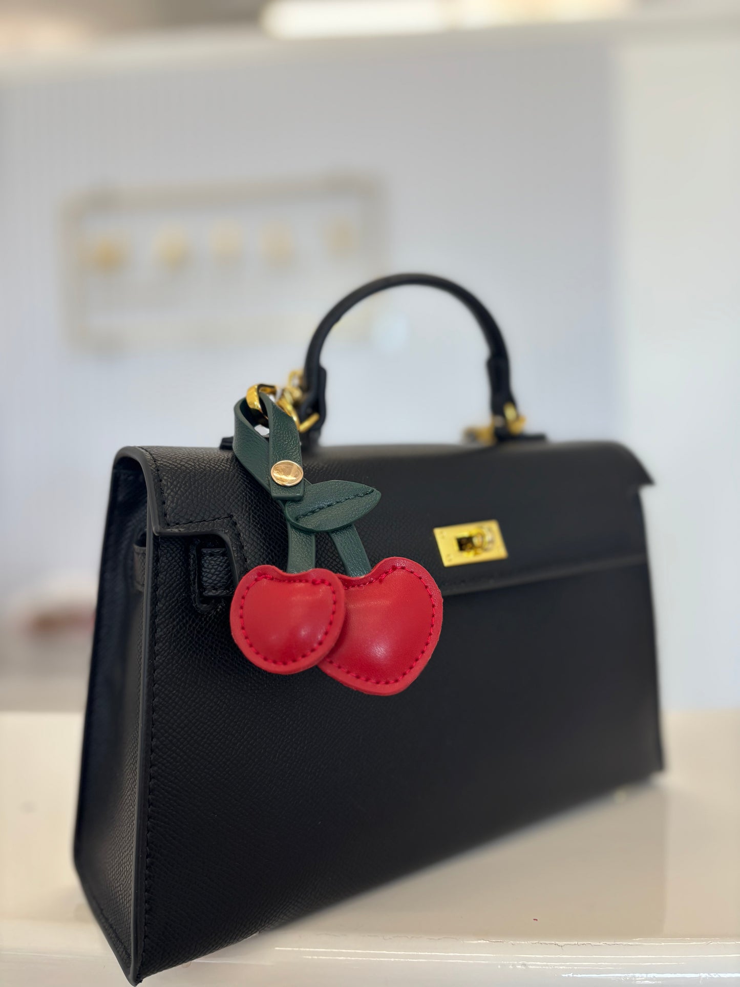 Cherry Bag charm
