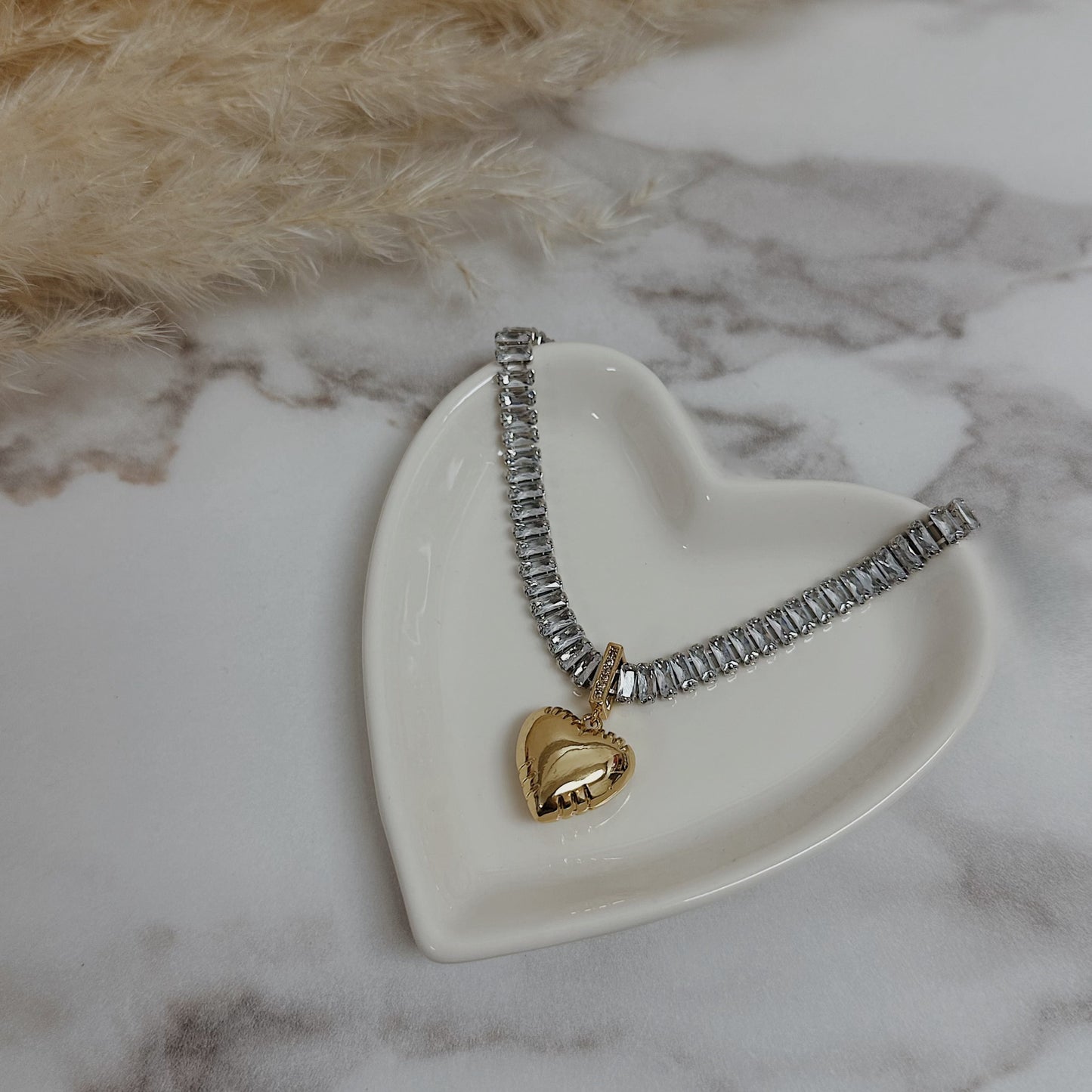 Bubble Heart Necklace