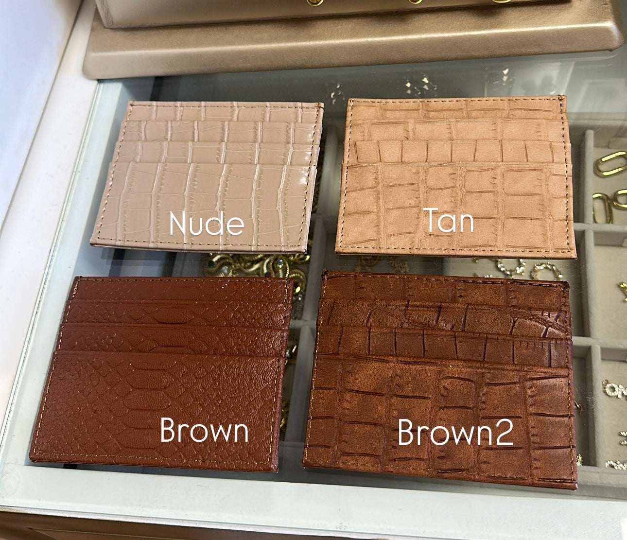 Brown cardholders