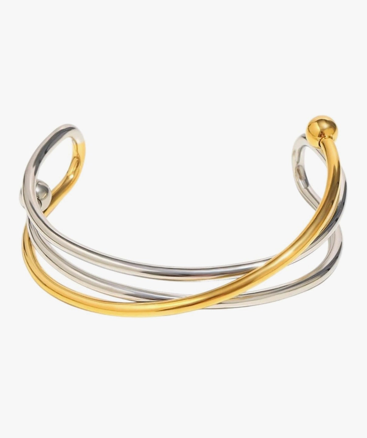 bi-color wrap bracelet