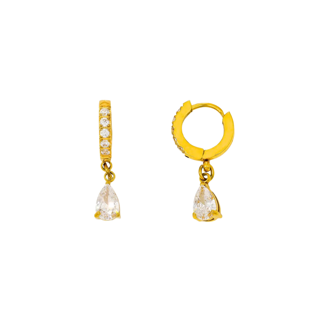 Crystal drop earrings