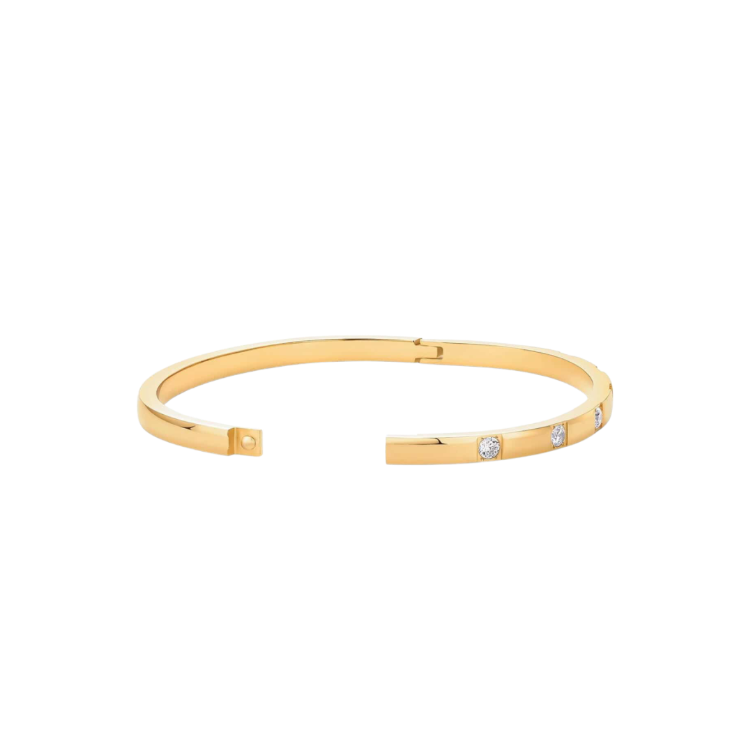 Golden zirconia bracelet