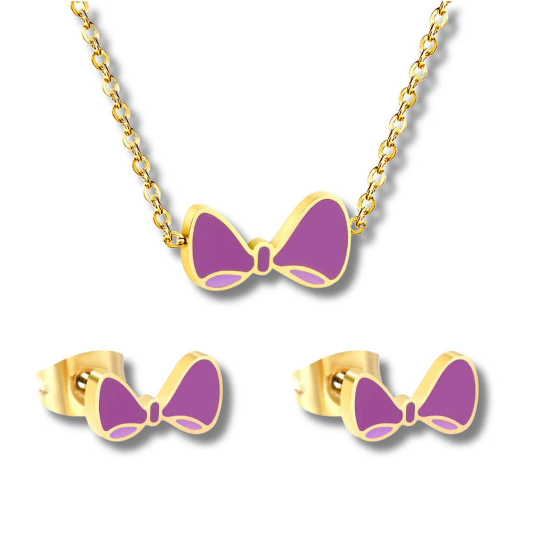Purple Bow set (girls set)