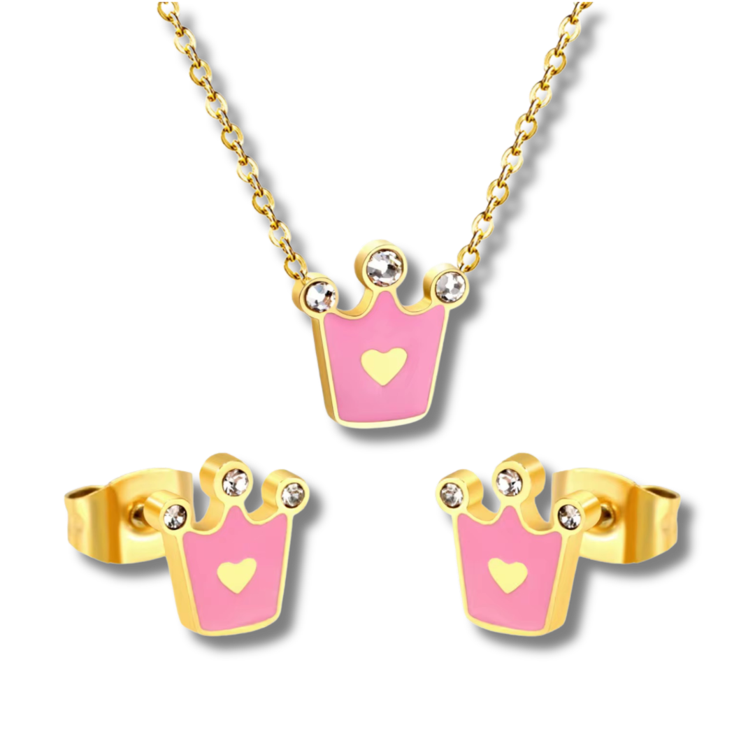 Pink Crown set (girls set)