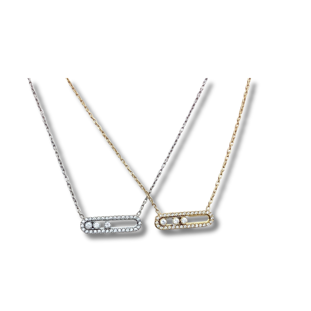Dazzle link necklace