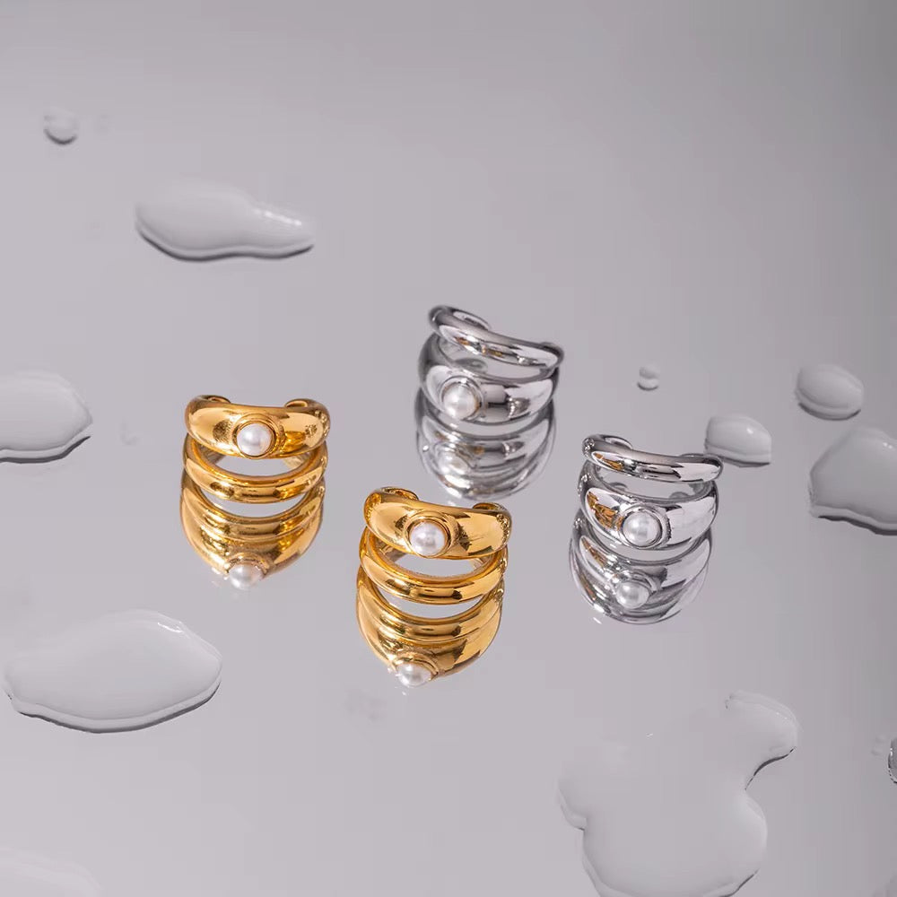 Pearl ear cuffs