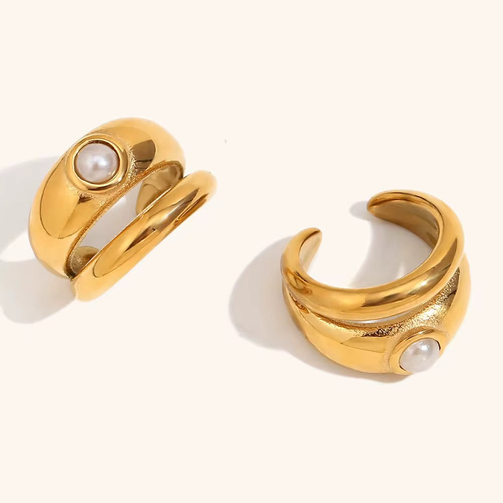 Pearl ear cuffs
