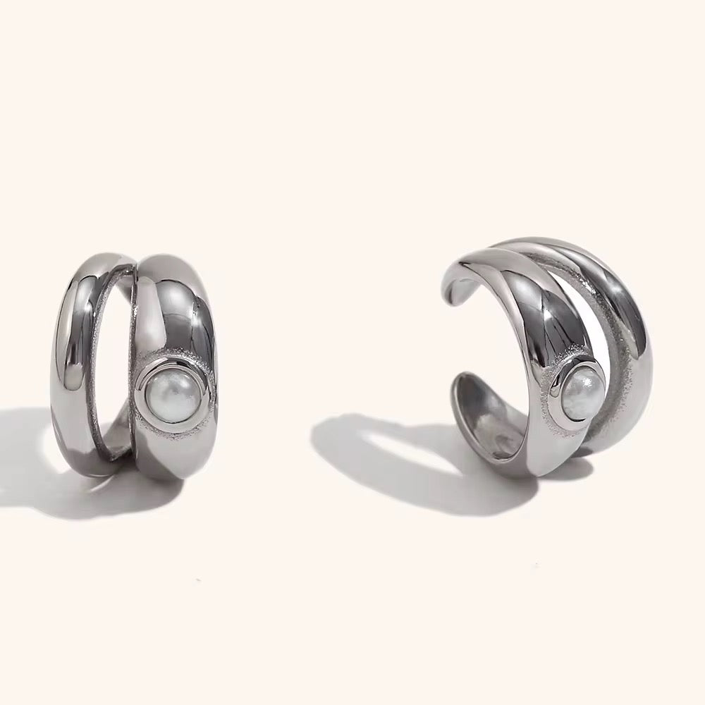 Pearl ear cuffs