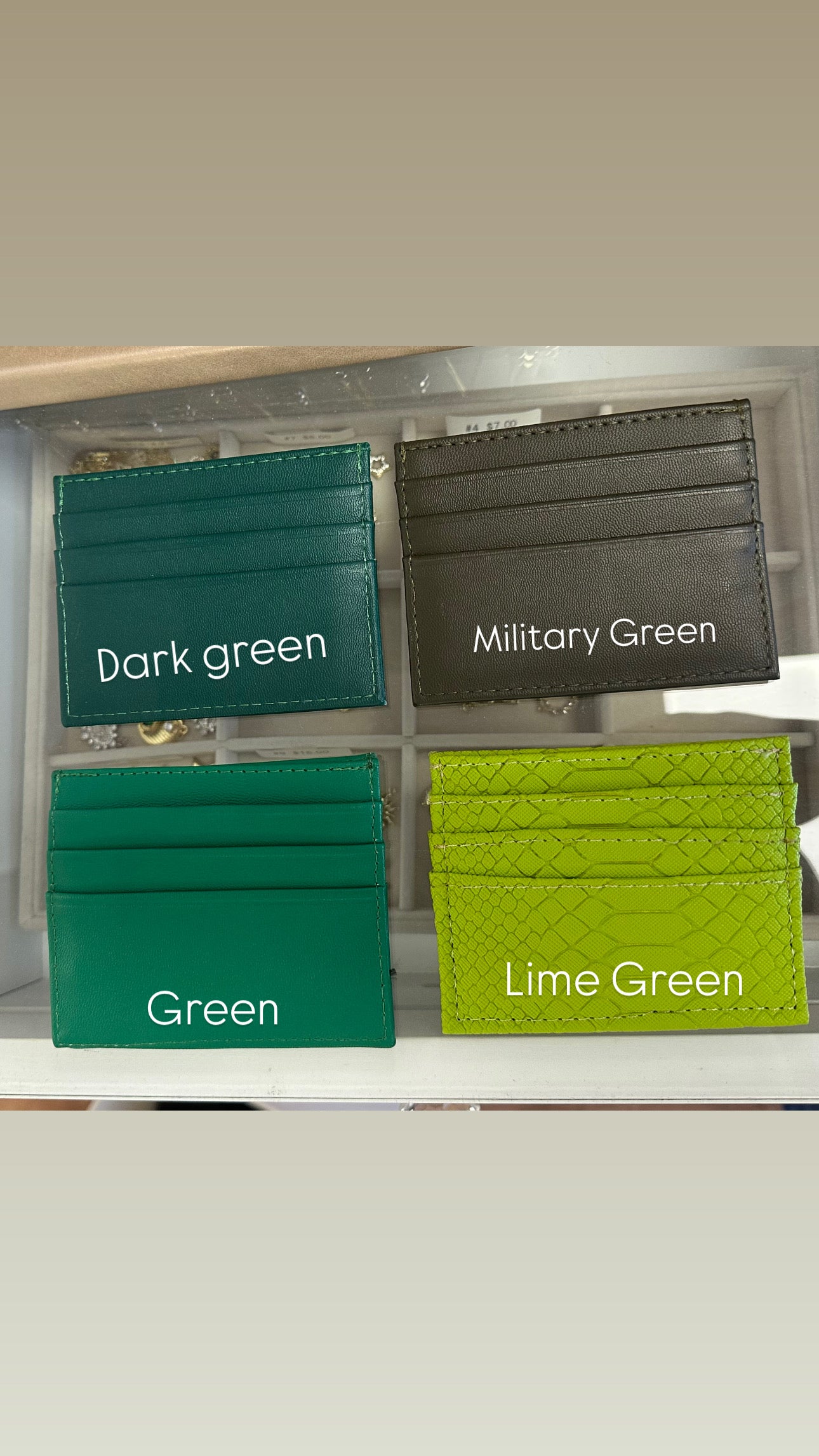 Green cardholders