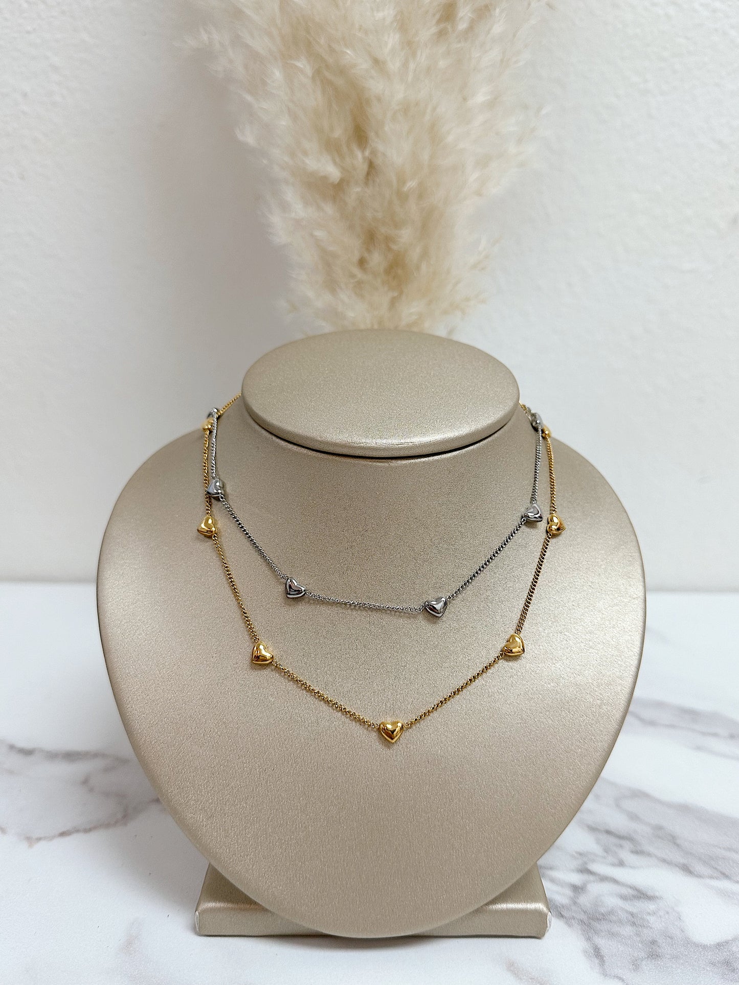 Multiple hearts Necklace
