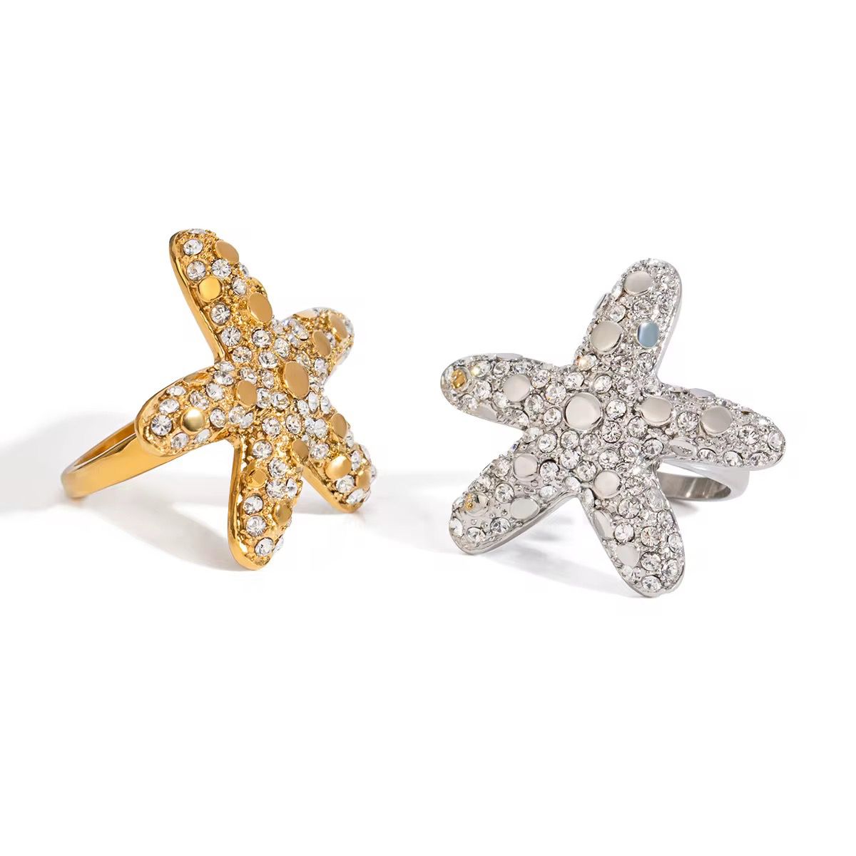 Litzy star zirconia ring