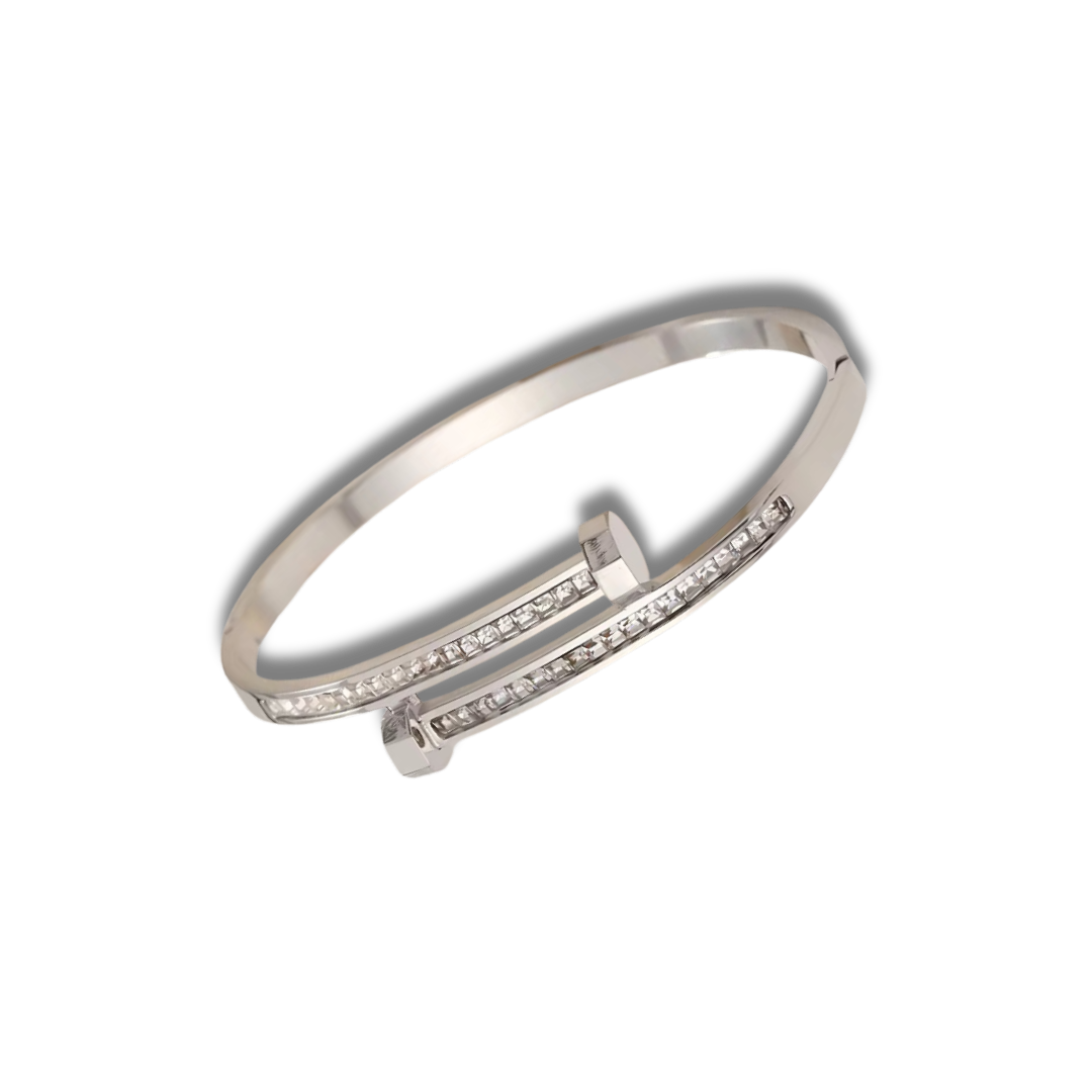 Nail zirconia bracelet