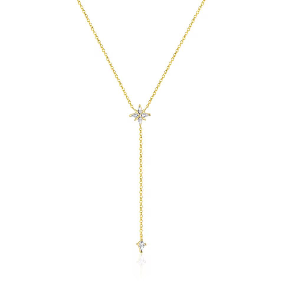 Sparkle long layered necklace