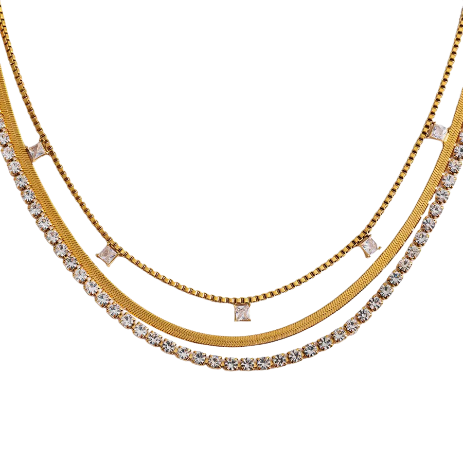 Stacked Golden necklace