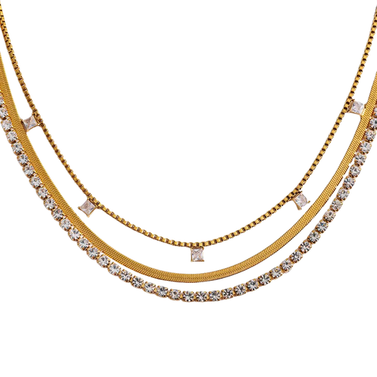 Stacked Golden necklace