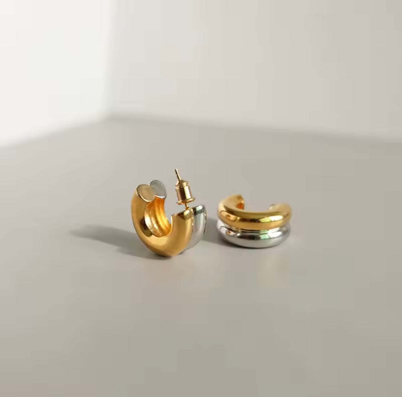 Chunky Double Earrings