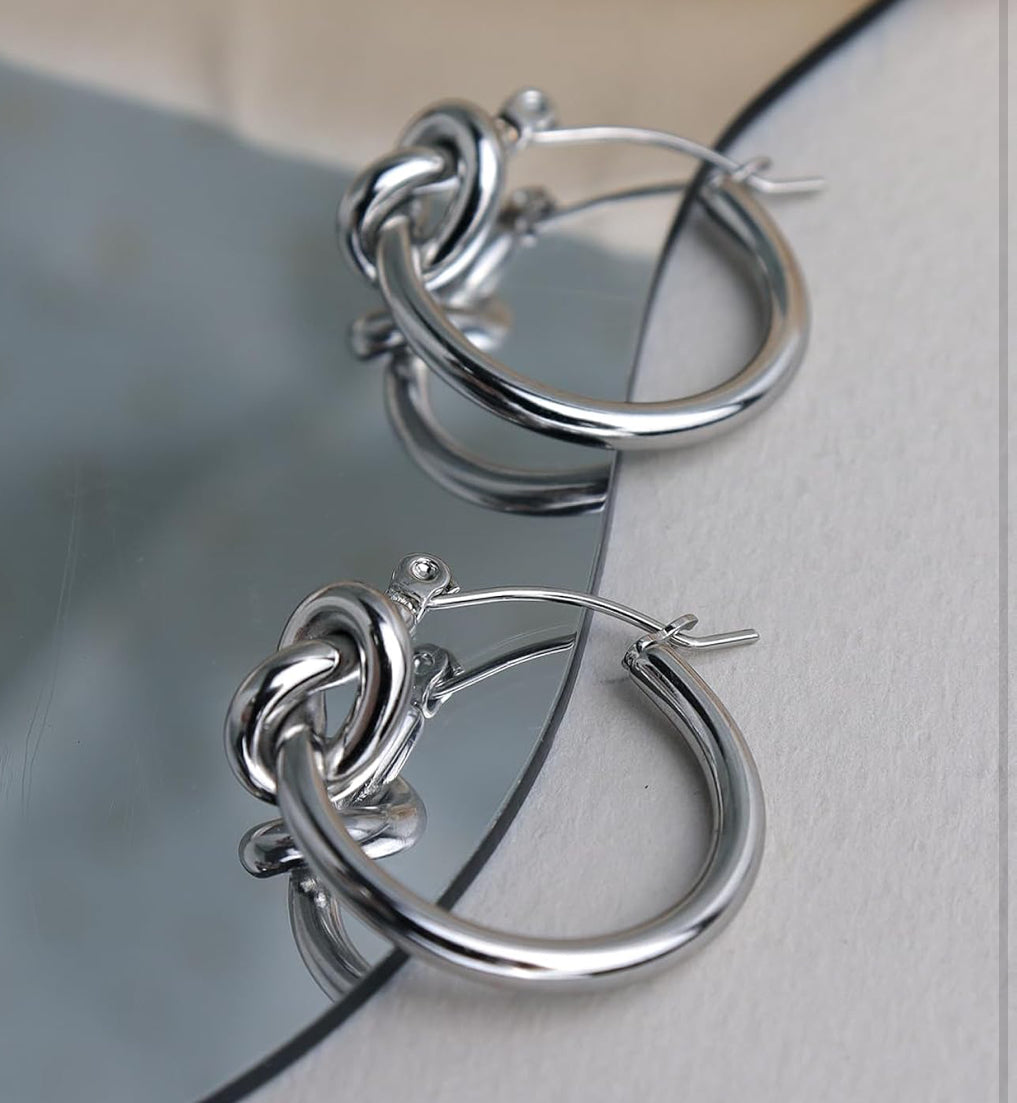 Love Knot Hoops