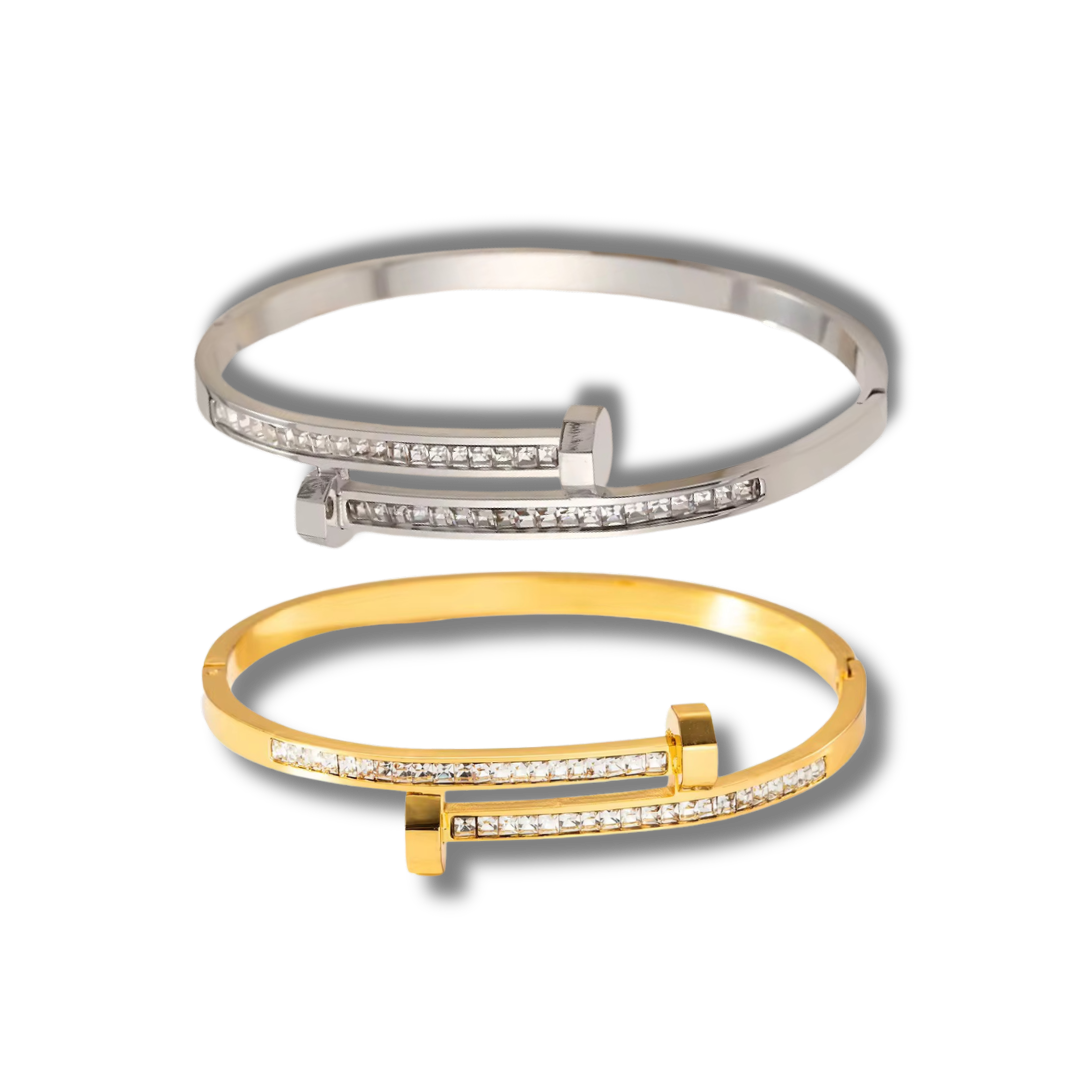 Nail zirconia bracelet