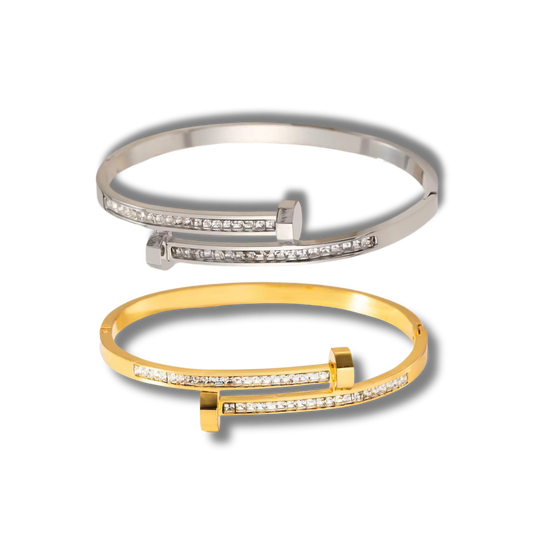 Nail zirconia bracelet