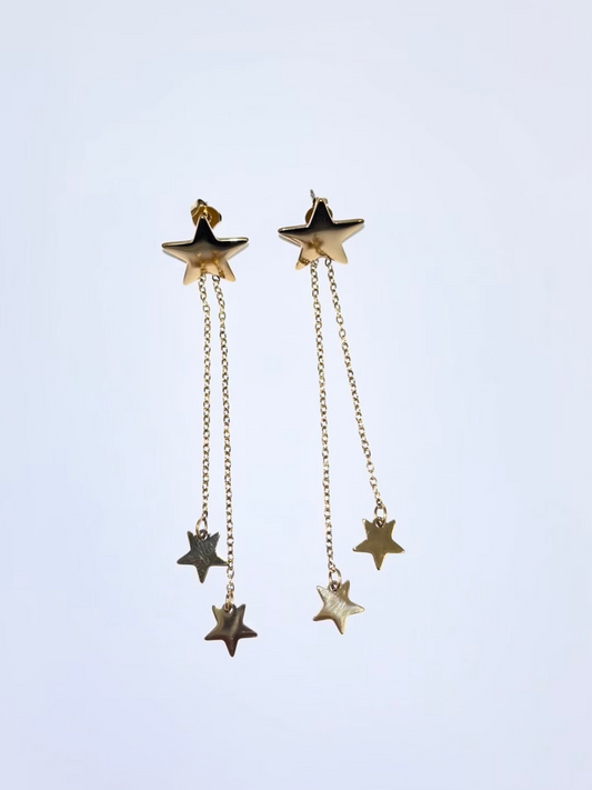 dangle star earrings