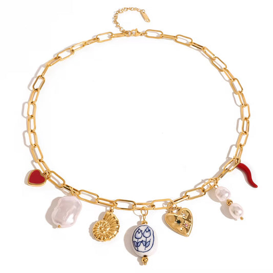 Abby charm necklace