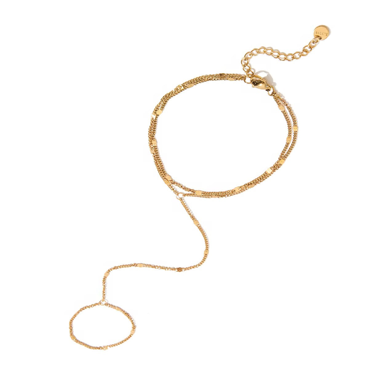 Golden grace hand chain