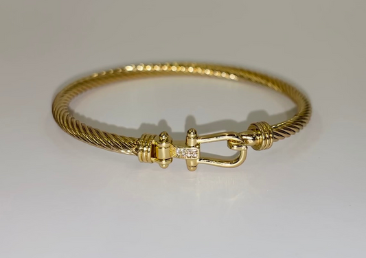 gold rope bracelet