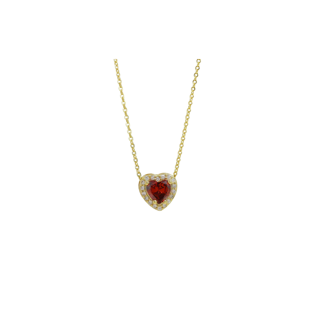 Gold Birthstone necklace