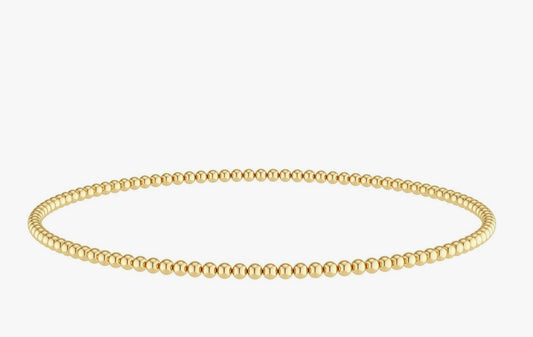 gold bead bracelet