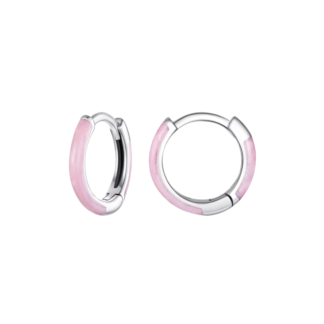 Pink whisper earrings