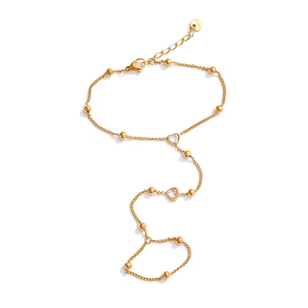 Starlet gold hand chain
