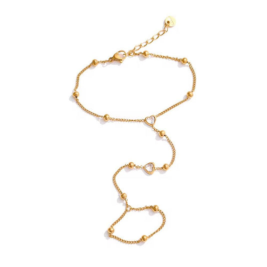 Starlet gold hand chain