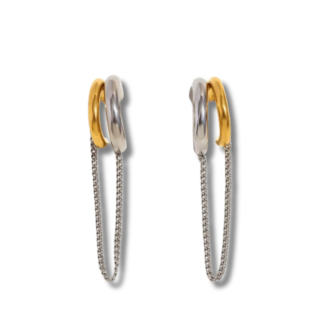 Serena Bi-color earrings