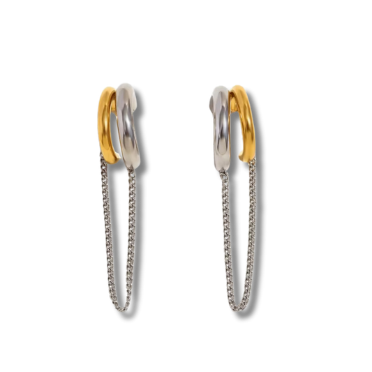 Serena Bi-color earrings