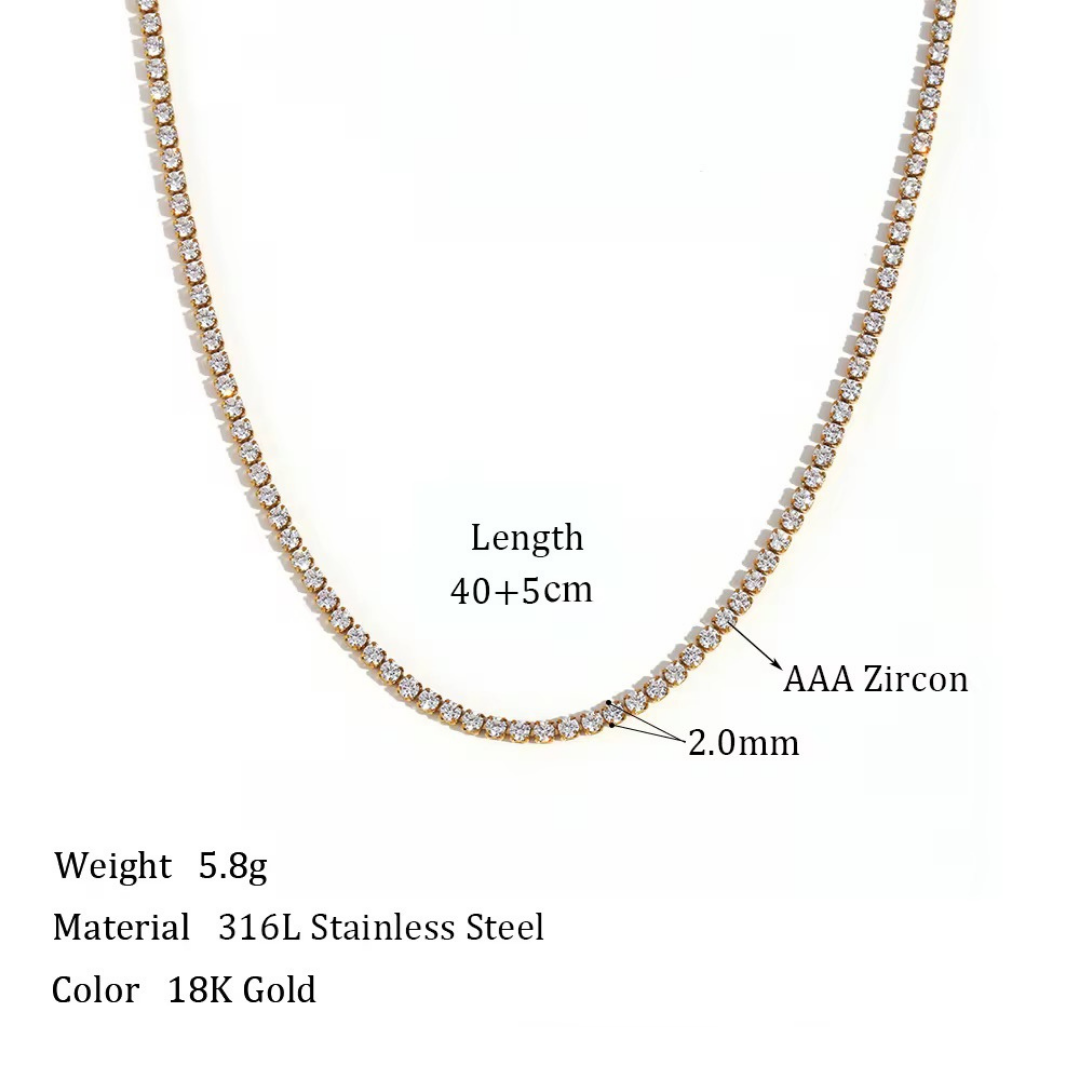 Tyler Tennis Necklace