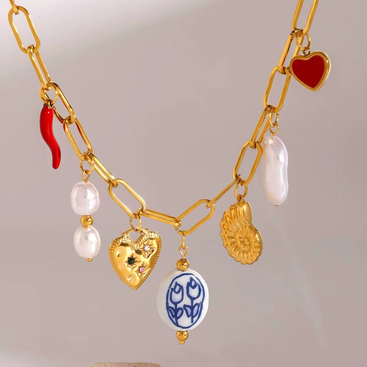 Abby charm necklace