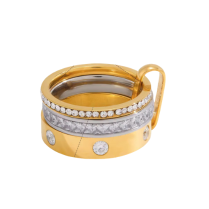 Luxe layers ring