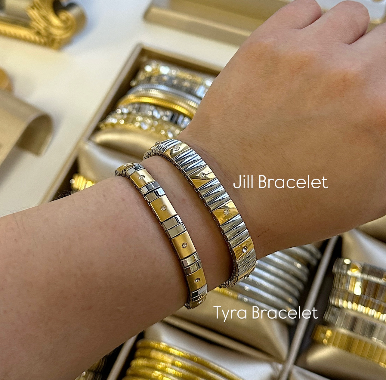Jill and Tyra bracelets