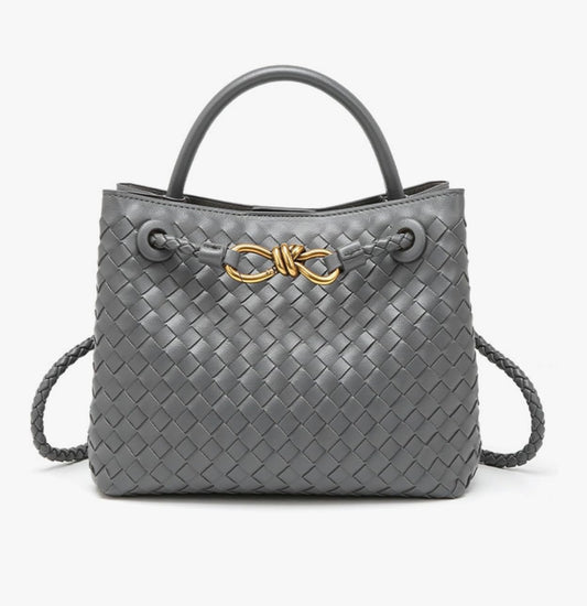 Woven tote bag kiara medium