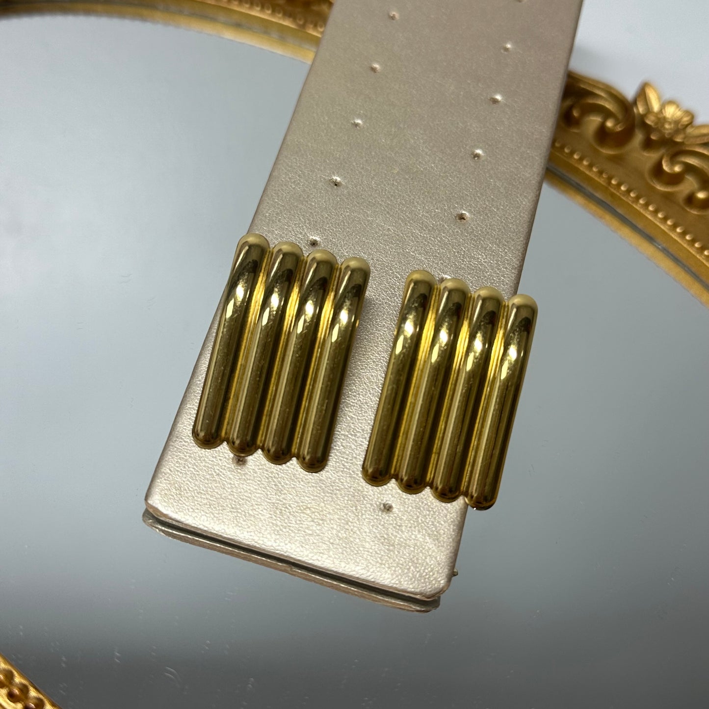 Line statement earrings