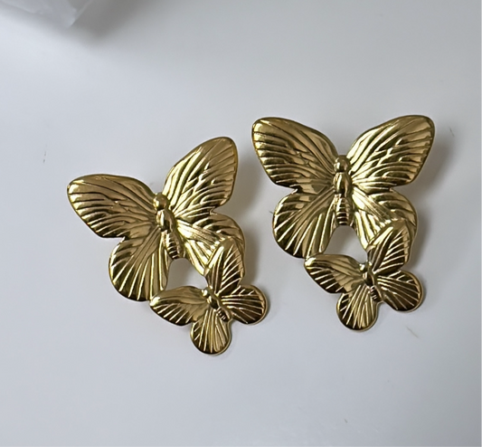 Double butterfly Earring